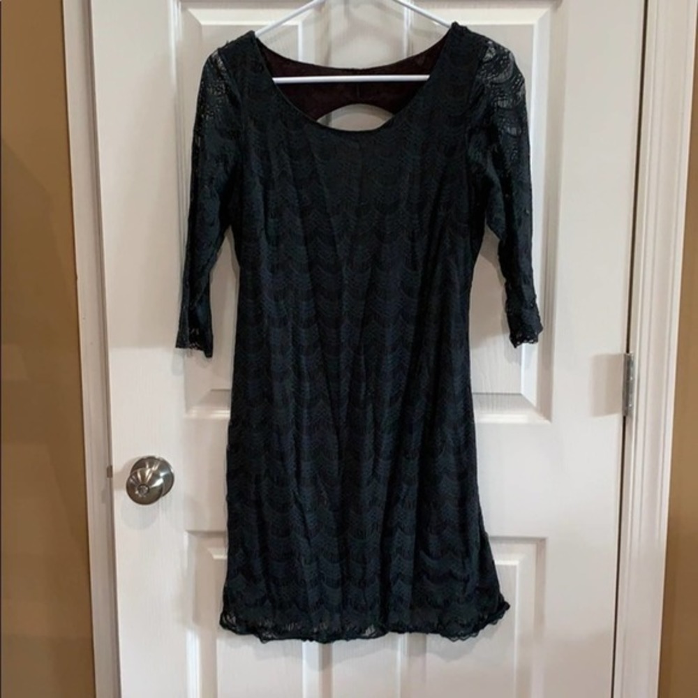 Free people LG black‎ bodycon dress